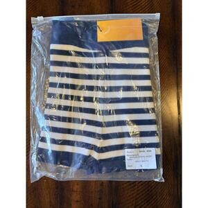 Le Superbe Bayside Stripe Short - Navy/White - Size Large